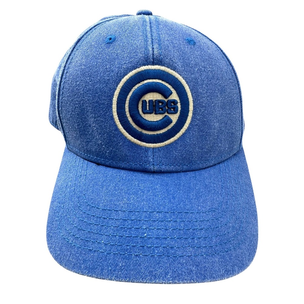 Chicago Cubs Baseball Hat '47 OSFA Embroidered Blue & White MLB Circle Logo